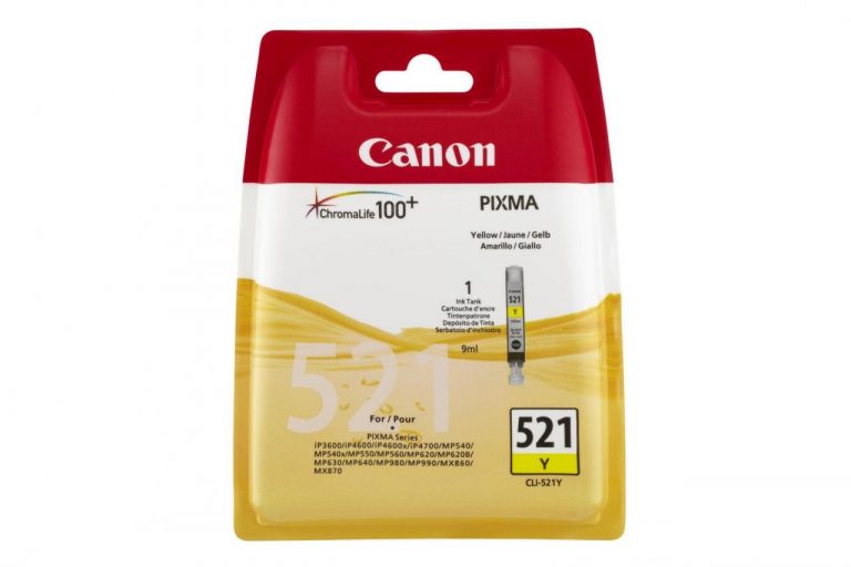 Canon Original Druckerpatrone CLI-521Y gelb 477 Seiten 9ml (2936B001)
