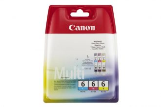 Canon Original Druckerpatronen BCI-6 Multipack cyan, magenta, gelb 280 Seiten 13ml (4706A022)
