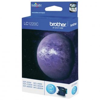 Brother Original LC1220C Druckerpatrone cyan 300 Seiten (LC1220C)