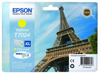 Epson Original T7024XL Druckerpatrone gelb 2.000 Seiten 21,3ml (C13T70244010)