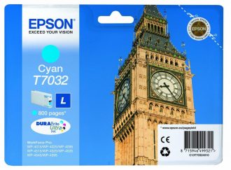 Epson Original T7032 Druckerpatrone cyan 800 Seiten 10ml (C13T70324010)