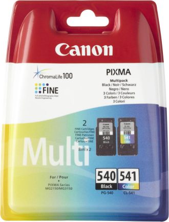 Canon Original Druckerpatronen PG-540/ CL-541 Multipack schwarz, cyan, magenta, gelb 180 Seiten 8ml (5225B006)