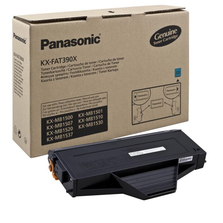 Panasonic Original Toner schwarz 1.500 Seiten (KX-FAT390X)