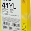 Ricoh Original Type GC 41YL Druckerpatrone gelb 600 Seiten (405768) für 2100N, 3110DN/DNw/SFNw, 3100SNw, 3120B SFNw