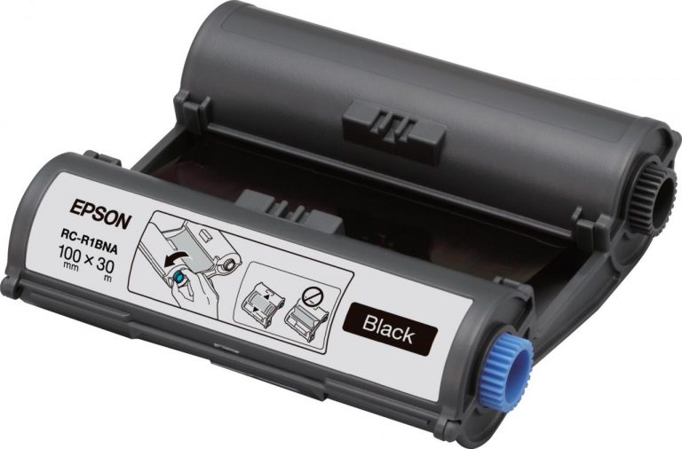 Epson Farbband schwarz RC-R1BNA (10 cm x 30 m) für LabelWorks Pro100