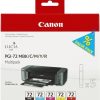 Canon Original Druckerpatronen PGI-72 Multipack mattschwarz, cyan, magenta, gelb, rot 14ml (6402B009)