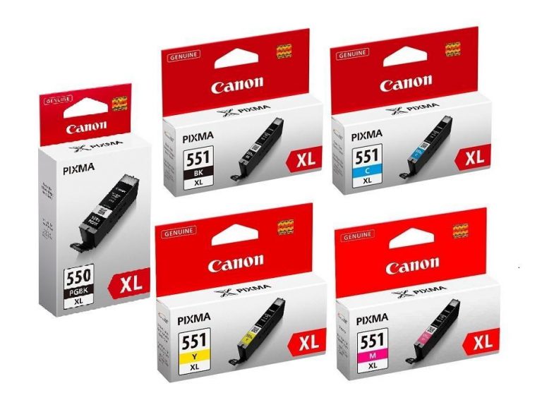 Canon Original Druckerpatronen PGI-550-PGBK XL + CLI-551 XL Multipack