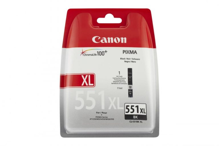 Canon Original Tintenpatrone CLI-551BK XL schwarz 950 Seiten11ml (6443B004)