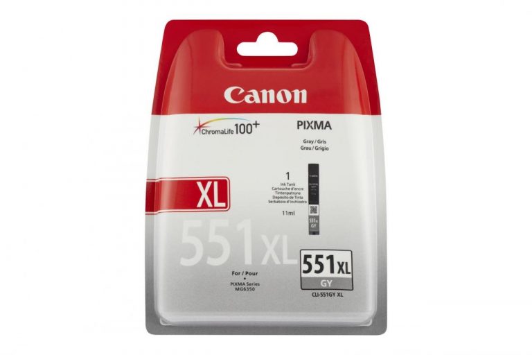 Canon Original Tintenpatrone CLI-551GY XL grau 275 Seiten 11ml (6447B004)