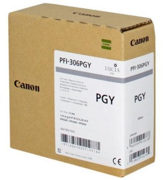 Canon Original Druckerpatrone PFI-306PGY grau 330ml (6667B00 1)