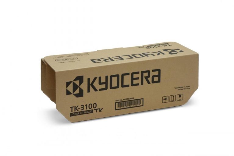 Kyocera Original TK-3100 Toner schwarz 12.500 Seiten (1T02MS0NL0) für ECOSYS M3040dn, M3540dn, FS-2100D, 2100DN, 4100DN