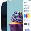 Brother Original LC123 Druckerpatronen - 3er Multipack (cyan, magenta, gelb) 600 Seiten (LC123RBWBPDR)