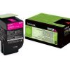 Lexmark Original 802M Toner magenta 1.000 Seiten (80C20M0) für CX310dn/n, CX410de/dte/e, CX510de/dhe/dthe