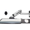 Ergotron LX Steh-Sitz-Tastaturarm Wandmontage poliertes Aluminium 1 Ergotron LX Steh-Sitz-Tastaturarm Wandmontage poliertes Aluminium