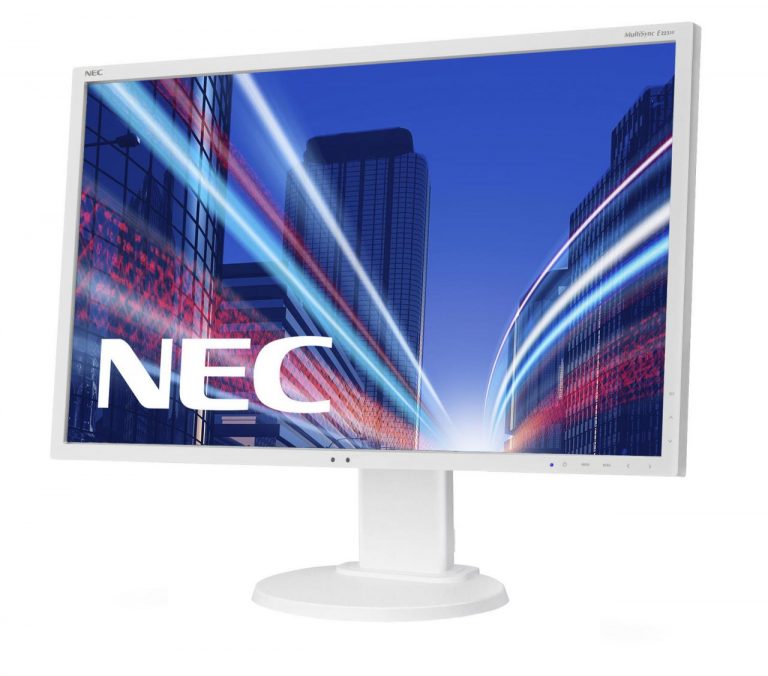 NEC Monitor MultiSync E223W-WH LCD-Display 55,9 cm (22") weiß