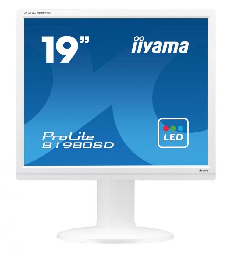 Iiyama Monitor ProLite B1980SD-W1 LED-Display 48,3 cm (19") weiß