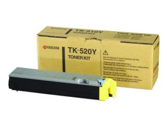 Kyocera Original TK-520Y Toner gelb 4.000 Seiten (1T02HJAEU0 ) für FS-C5015N