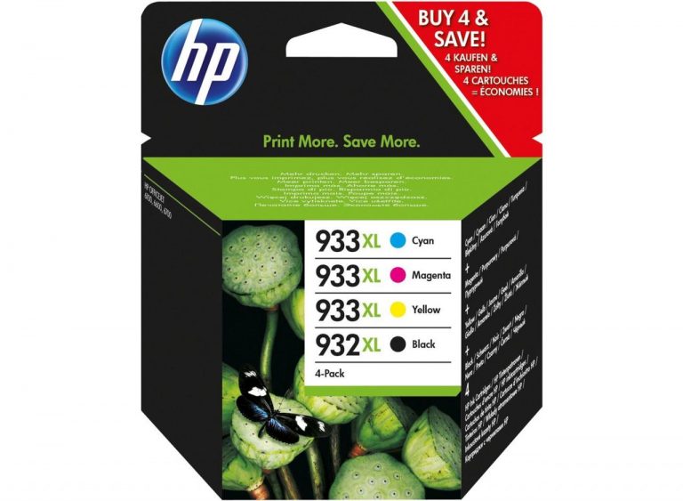 HP Original 932XL/933XL Multipack Druckerpatrone schwarz cyan magenta gelb (C2P42AE)