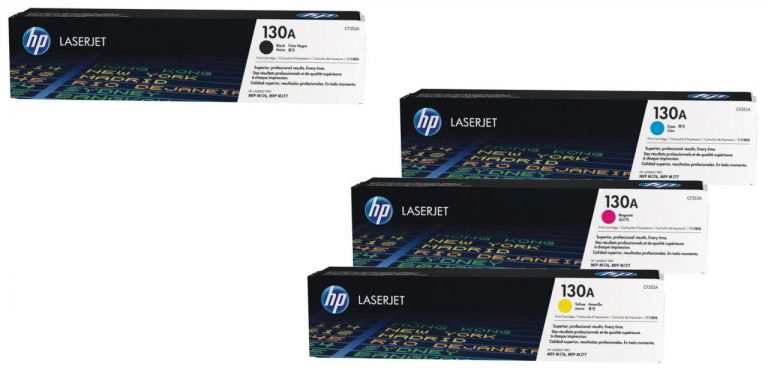 HP Original 130A Toner 4er Set schwarz, cyan, magenta, gelb