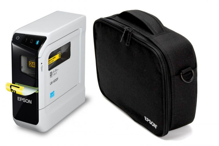 Epson LabelWorks LW-600P Etikettendrucker + Epson Tragetasche Bundle