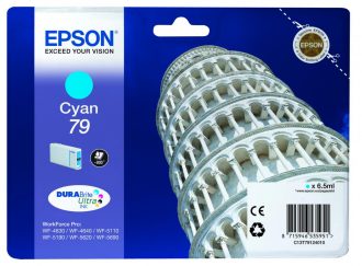 Epson Original 79 Druckerpatrone cyan 800 Seiten 6,5ml (C13T79124010)