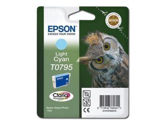 Epson Original T0795 Druckerpatrone cyan hell 560 Seiten 11ml (C13T07954010)