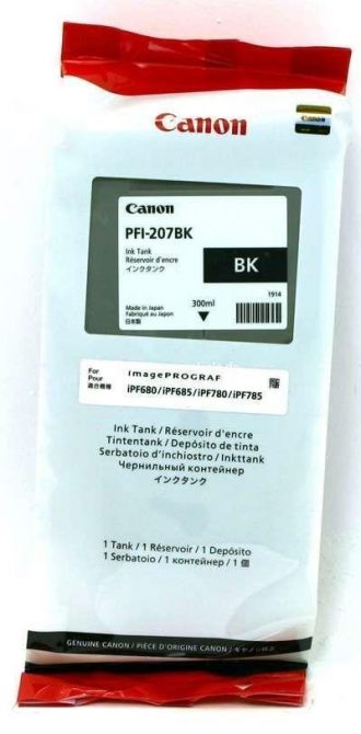 Canon Original Druckerpatrone PFI-207BK schwarz 300ml (8789B001)