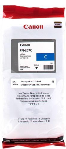 Canon Original Druckerpatrone PFI-207C cyan 300ml (8790B001)