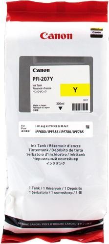 Canon Original Druckerpatrone PFI-207Y gelb 300ml (8792B001)
