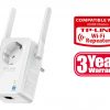 TP-LINK TL-WA860RE 300MBit/s WLAN Repeater mit Frontsteckdose