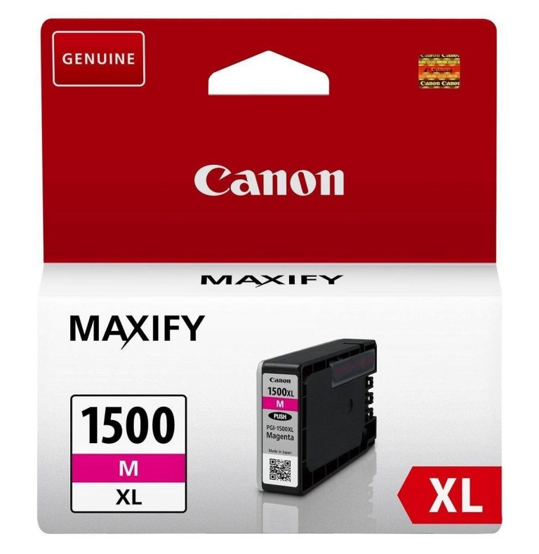 Canon PGI-1500XL M Original Tintenpatrone magenta bis zu 780 Seiten 12ml