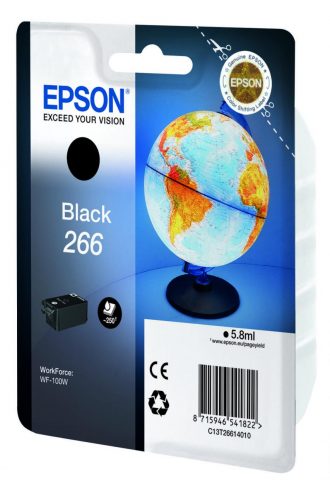 Epson Original 266 Druckerpatrone schwarz 250 Seiten 5,8ml (C13T26614010)