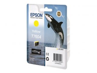 Epson Original T7604 Druckerpatrone gelb 25,9ml (C13T76044010)