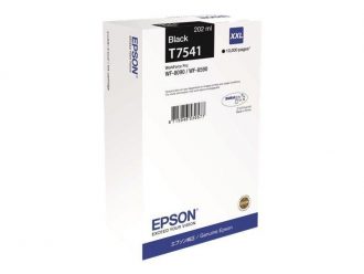 EPSON Original Patronen T7541 für WF-8xxx Series Ink XXL Black 10.000 Seiten (C13T754140)