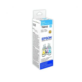 Epson Original T6642 Nachfülltinte cyan 6.500 Seiten 70ml (C13T664240)