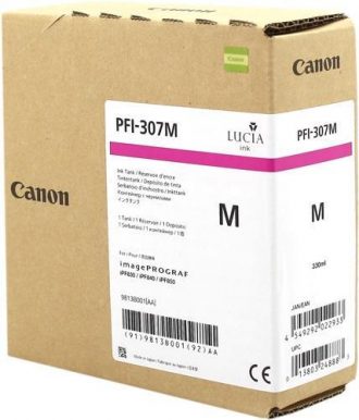 Canon Original Druckerpatrone PFI-307M magenta 330ml (9813B0 01)