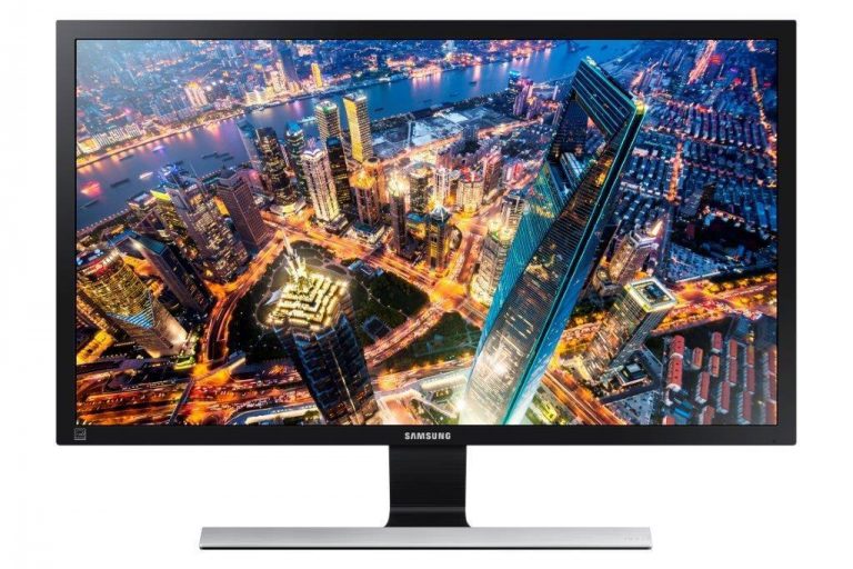 Samsung Monitor U28E590D UHD-LED-Display 71,12 cm (28") schwarz/silber (LU28E590DS/EN)