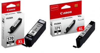 Canon Original Druckerpatronen PGI-570PGBK XL+ CLI-571 XL Multipack schwarz, grau, cyan, magenta, gelb