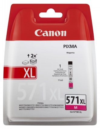 Canon Original Tintenpatrone CLI-571M XL magenta 645 Seiten 11ml (0333C004)