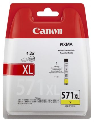 Canon Original Tintenpatrone CLI-571Y XL gelb 715 Seiten 11ml (0334C004)