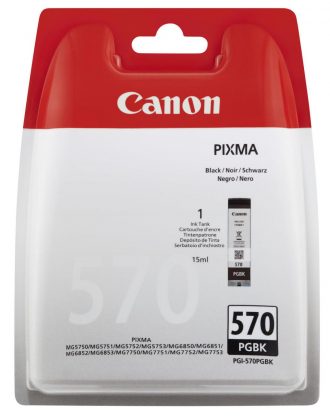 Canon Original Tintenpatrone PGI-570PGBK schwarz 300 Seiten 15ml (0372C005)