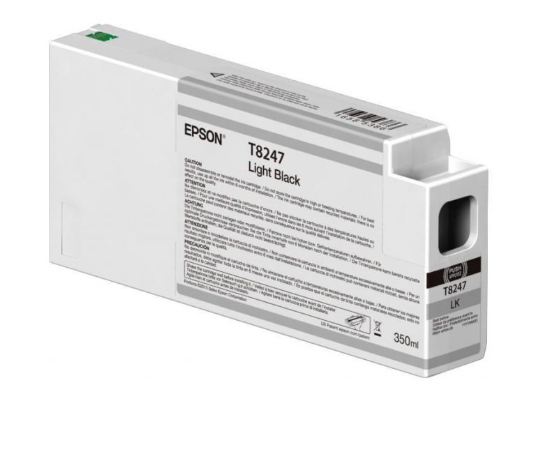 Epson Original T824700 Druckerpatrone schwarz hell 350ml (C13T824700)
