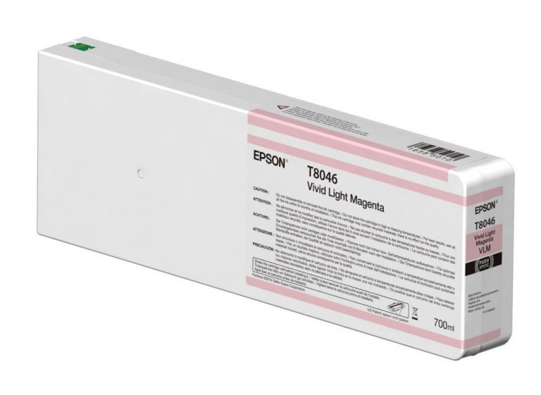 Epson Original T804600 Druckerpatrone magenta hell 700ml (C13T804600)