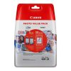 Canon PG-545XL BK/CL-546XL C/M/Y Original Tintenpatronen 2er-Pack schwarz 15ml, Farbe 13ml + 50 Blatt Fotopapier
