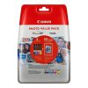 Canon Original Value-Pack Druckerpatronen CLI-551 schwarz, cyan, magenta, gelb + 50 Blatt Fotopapier PP-201 (6508B005)