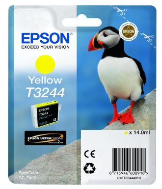 Epson Original T3244 Druckerpatrone gelb 14ml (C13T32444010)