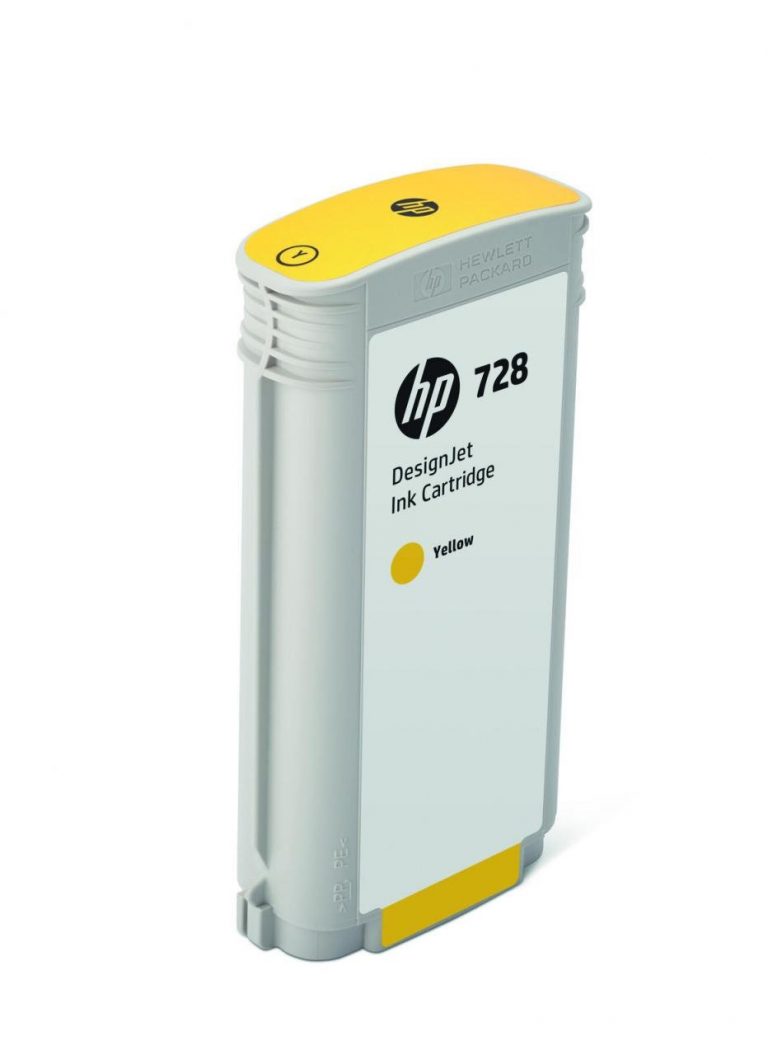 HP Original 728 Druckerpatrone gelb 130ml (F9J65A)