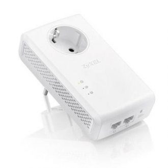 ZyXEL PLA5456 AV2000 HomePlug AV2 Powerline Gigabit Pass-Thru Ethernet Adapter mit zwei Ports