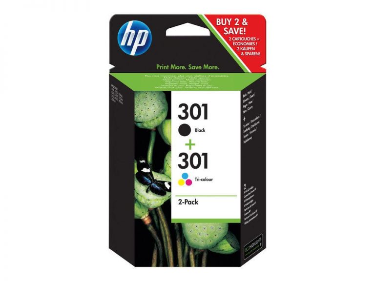 HP 301 Ink Cart Combo 2-Pack Blister