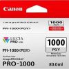 Canon Original Druckerpatrone PFI-1000PGY grau hell 3.165 Seiten 80ml (0553C001)